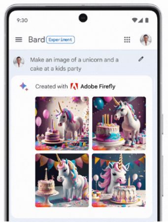 Ejemplo de uso de la nueva herramienta de generación de imágenes en Bard gracias a la integración de Firefly