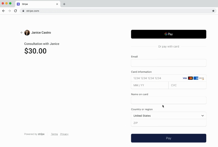 detalles de pago de la raya