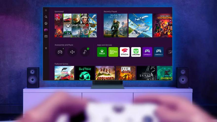Para disfrutar del catálogo de juegos de Xbox Game Pass en un Samsung Gaming TV solo se necesita un joystick que permita vincularlo vía bluetooth
