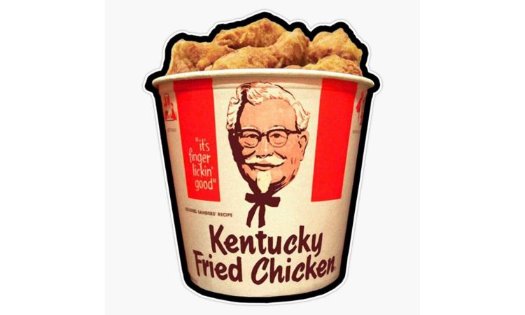 Antiguo logo de KFC, como Kentucky Fried Chicken