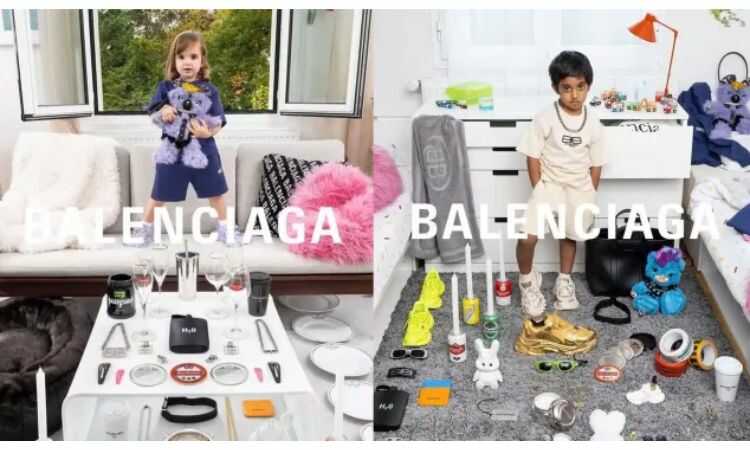 Publicidad de Balenciaga pidiendo disculpas por la pornografía infantil
