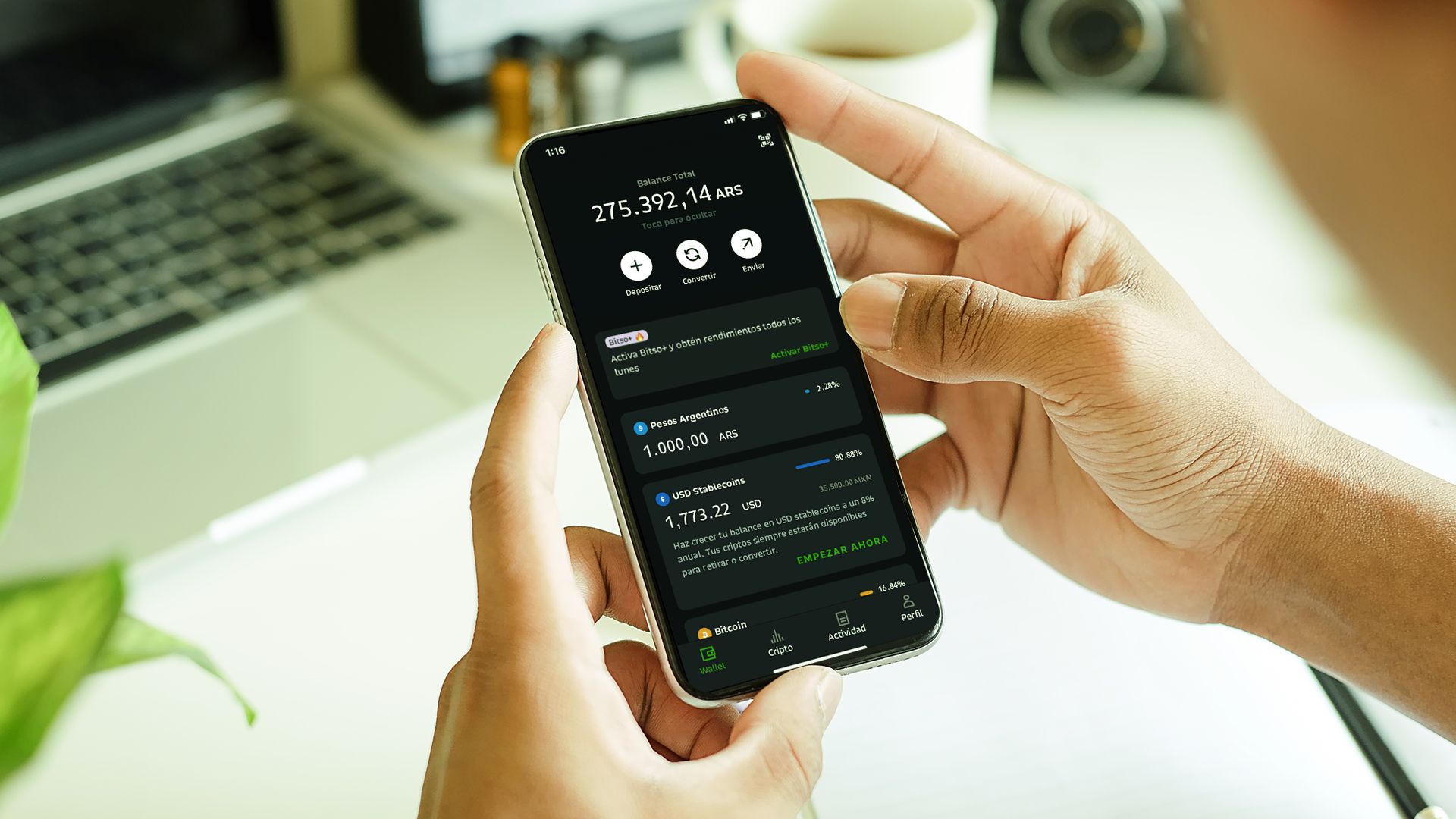 Bitso facilita las operaciones en cripto