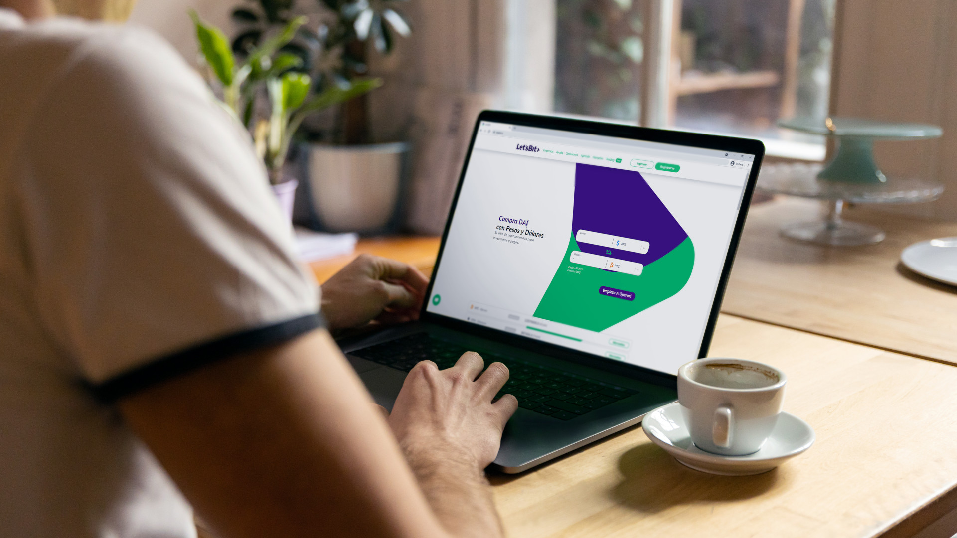 Letsbit ofrece 150% de tasa anual, por encima del plazo fijo (150%) y casi el doble que Mercado Pago (84%)