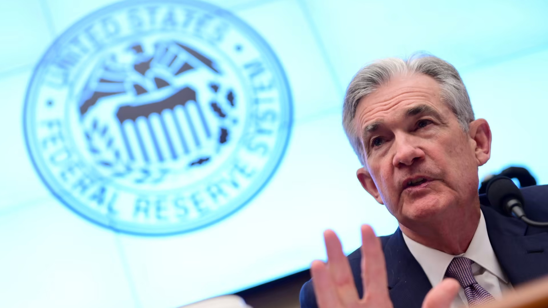 Jerome Powell, presidente de la Reserva Federal (Fed)