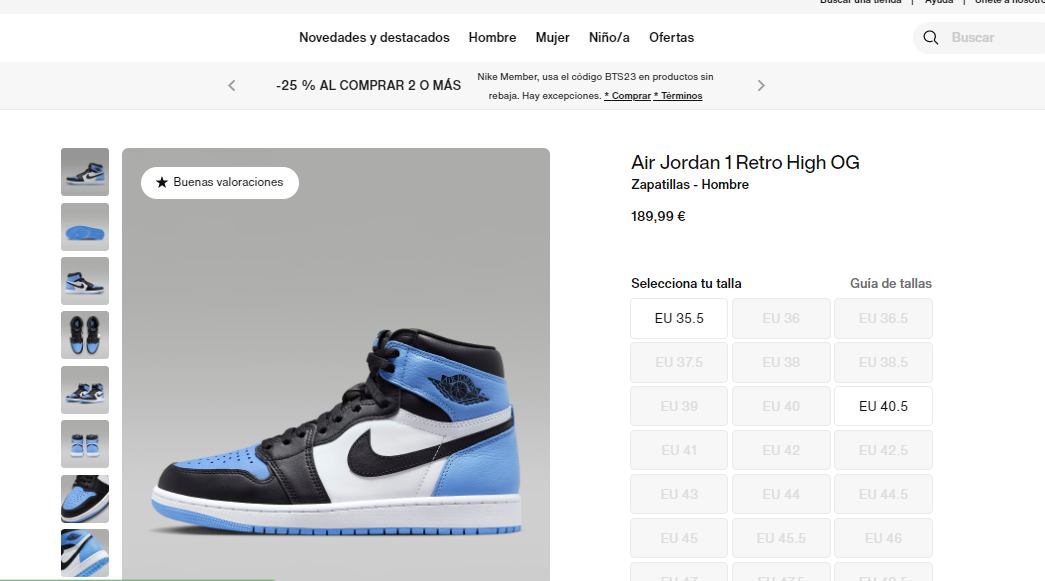 venta de zapatillas