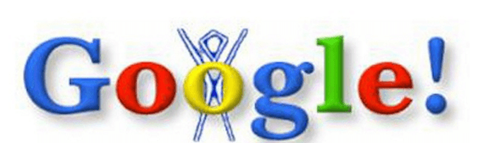 primer doodle en la historia de google