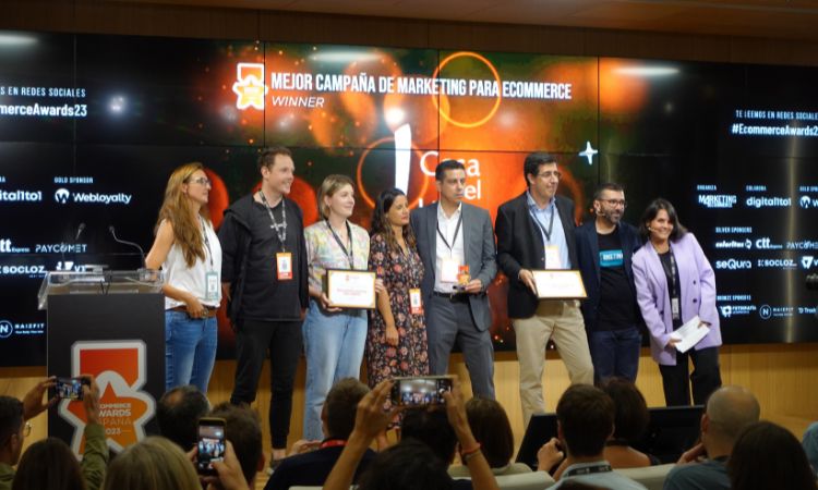 Imagen de los finalistas y ganadores de la categoría Mejor Campaña de Marketing para Ecommerce