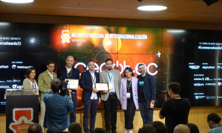 Imagen de los finalistas y ganadores de la categoría mejor estrategia de internacionalización