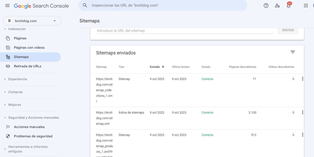 Enviar sitemap.xml a la consola de búsqueda de Google