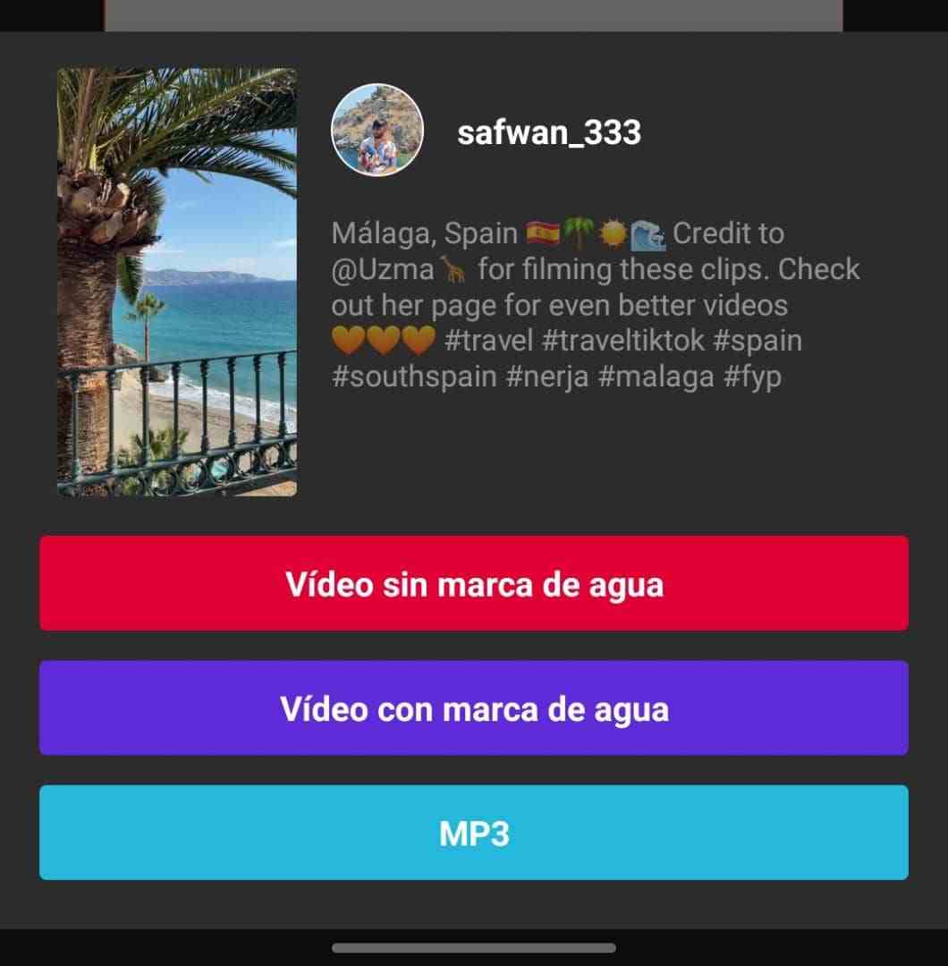 video sin marca de agua tiktok