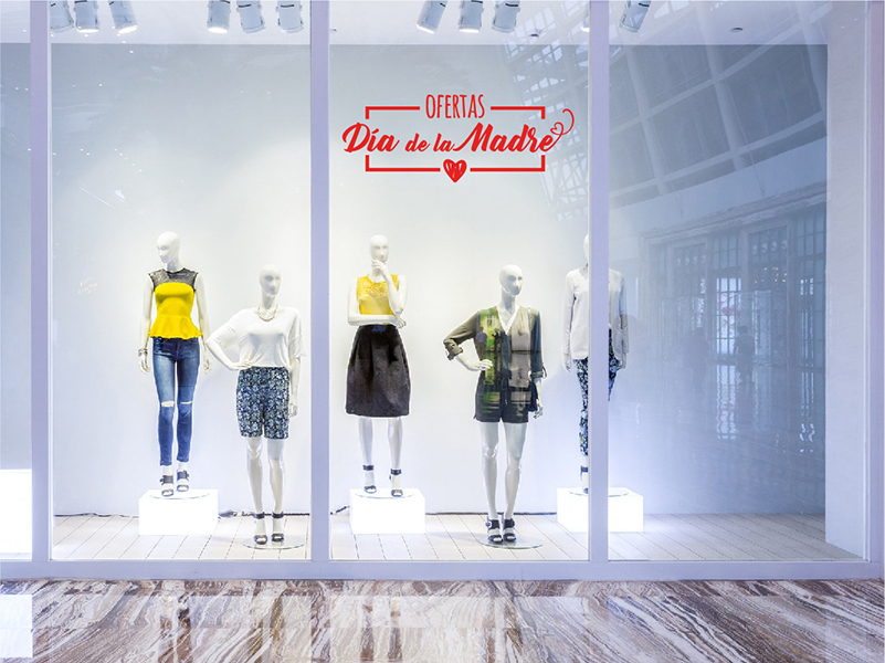 escaparate del día de la madre