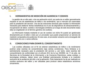 normativa de cookies de la aepd