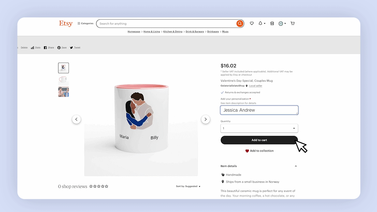 estudio de personalización