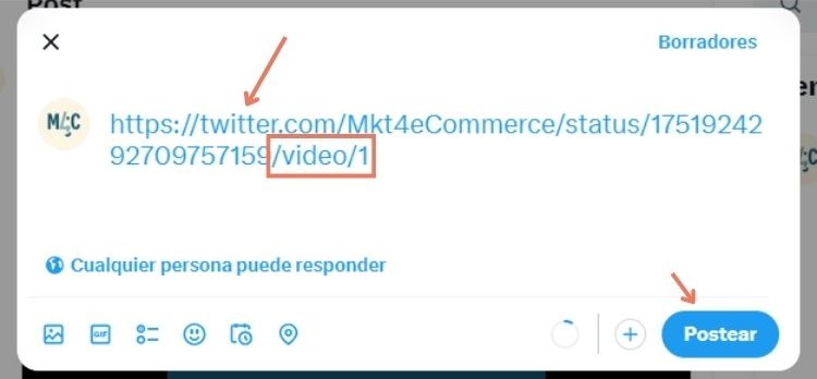 Cómo twittear el vídeo de otro usuario sin retuitear