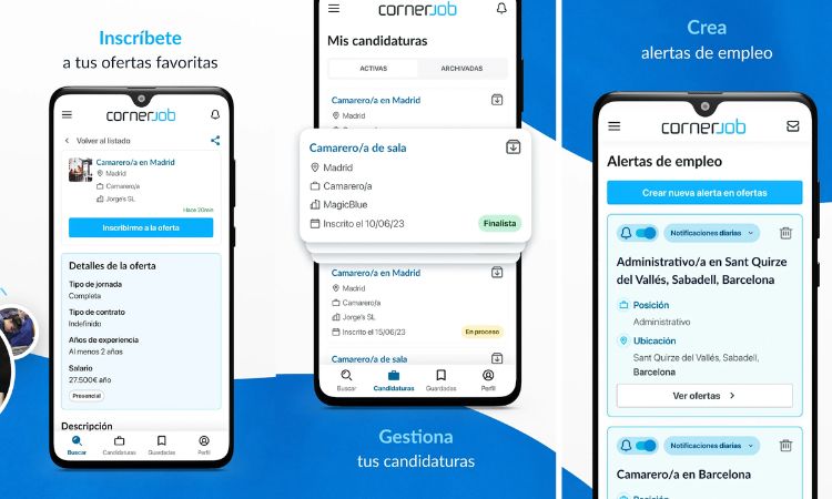 Cornerjob app
